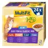 MultiFit Adult Jelly Duo Fish & Classic Mix Multipack 24x100 g (MultiFit)