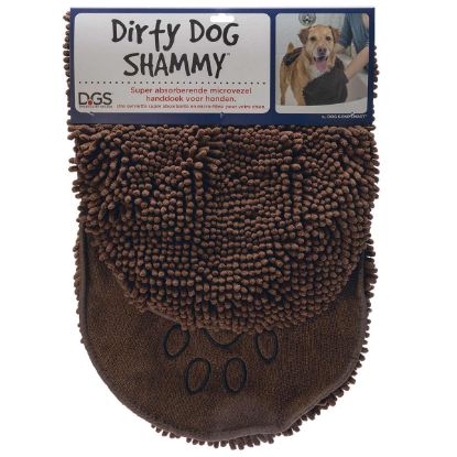 Dirty Dog Shammy saugstarkes Hundehandtuch 80x35cm braun (Karlie)