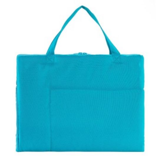 KAHU Faltbare Hundematte für Unterwegs blau/ türkis (KAHU)