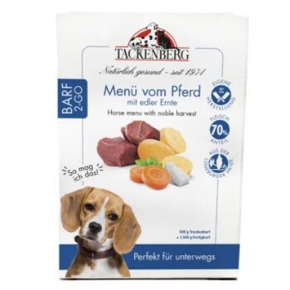 Tackenberg Barf 2 Go, Adult, Menü vom Pferd mit edler Ernte 500 g (Tackenberg)