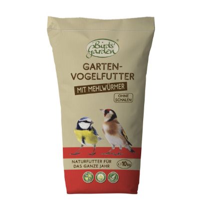 Birds Garden Gartenvogelfutter mit Mehlwürmern 10kg (Birds Garden)