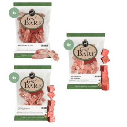 Graf Barf Singlemix vom Huhn 16x1kg (Graf Barf)